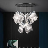 Sheets Chandelier (Round Ceiling Mount)