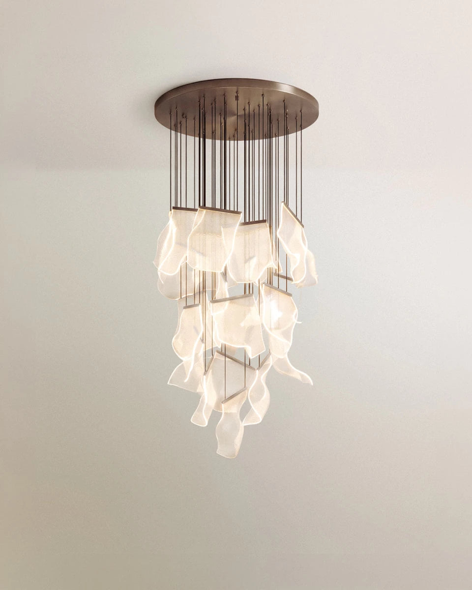 Sheets Chandelier (Round Ceiling Mount) - Residence Supply