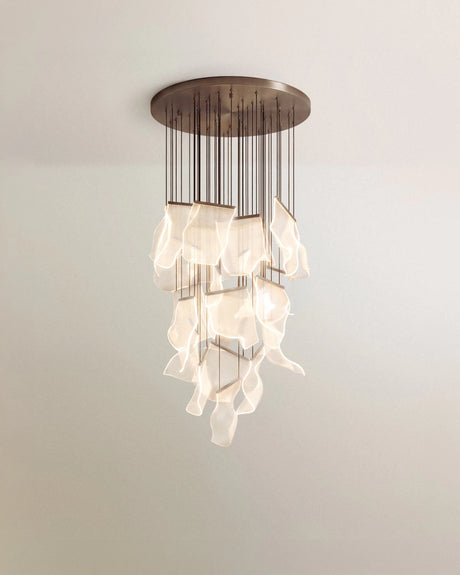 Sheets Chandelier (Round Ceiling Mount) - Residence Supply