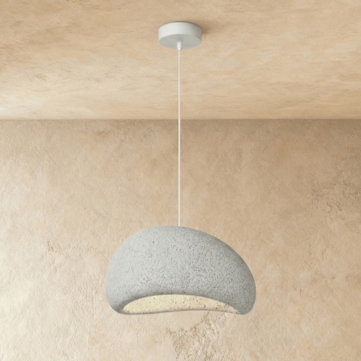 Shibui Sand Pendant – Minimalist Wabi-Sabi Lighting Elegance ...