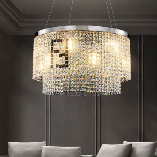 Sibyl Round Chandelier - Living Room Lighting