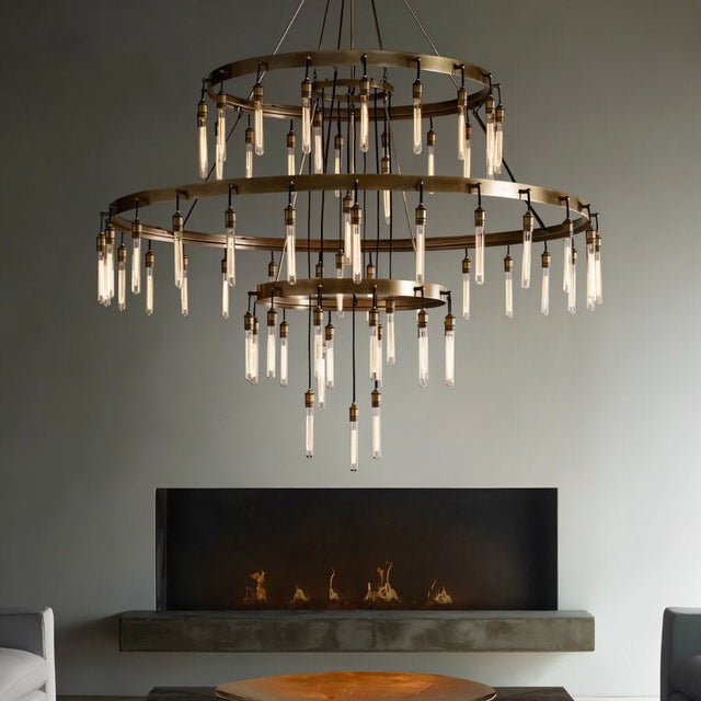 Sidero 3-Tier Round Chandelier