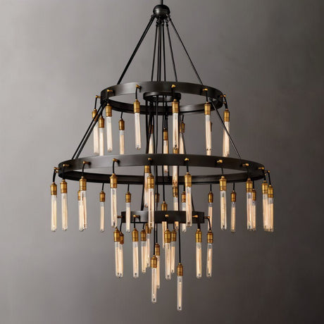 Sidero 3-Tier Round Chandelier