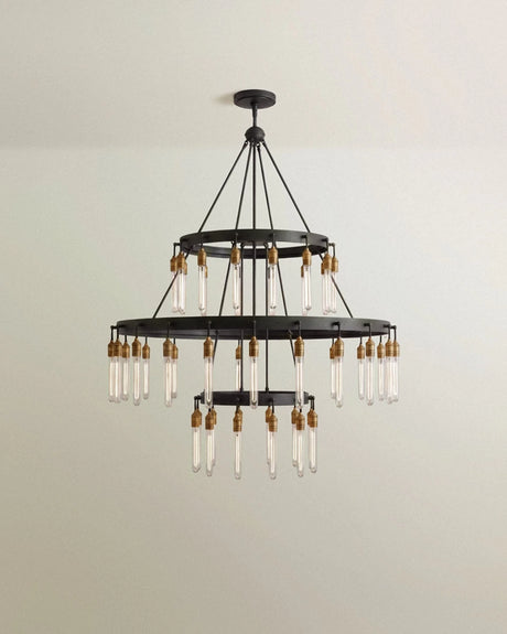 Sidero 3-Tier Round Chandelier - Residence Supply