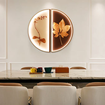 Sliced Fall Illuminated Art - Dining Room Lighting