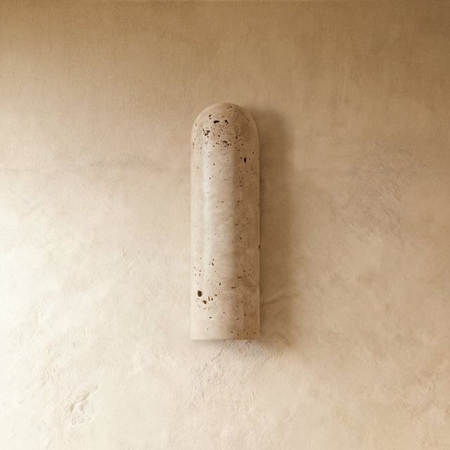 Solon Travertine Wall Lamp - Residence Supply