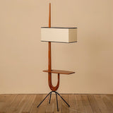 Solvaana Floor Lamp With Side Table