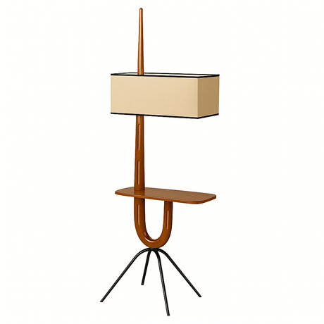 Solvaana Floor Lamp With Side Table - Residence Supply