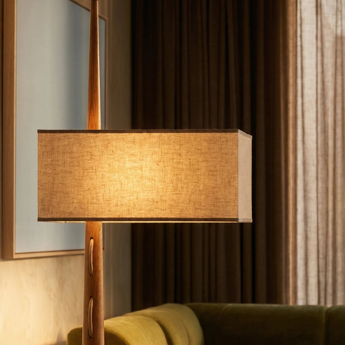 Solvaana Floor Lamp With Side Table - Residence Supply