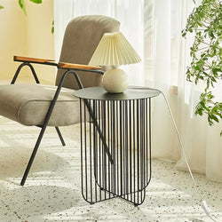 Stethos Geometric Coffee Table: Making a bold statement, this geometric coffee table features angular shapes and intersecting lines, adding visual interest and modern flair to your living room ensemble.