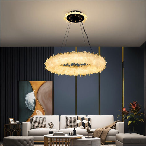 Surya Round Chandelier - Living Room Lighting
