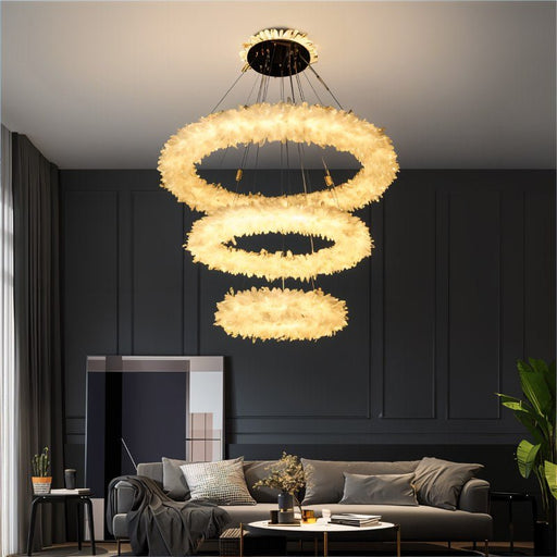 Surya Round Chandelier - Living Room Lights