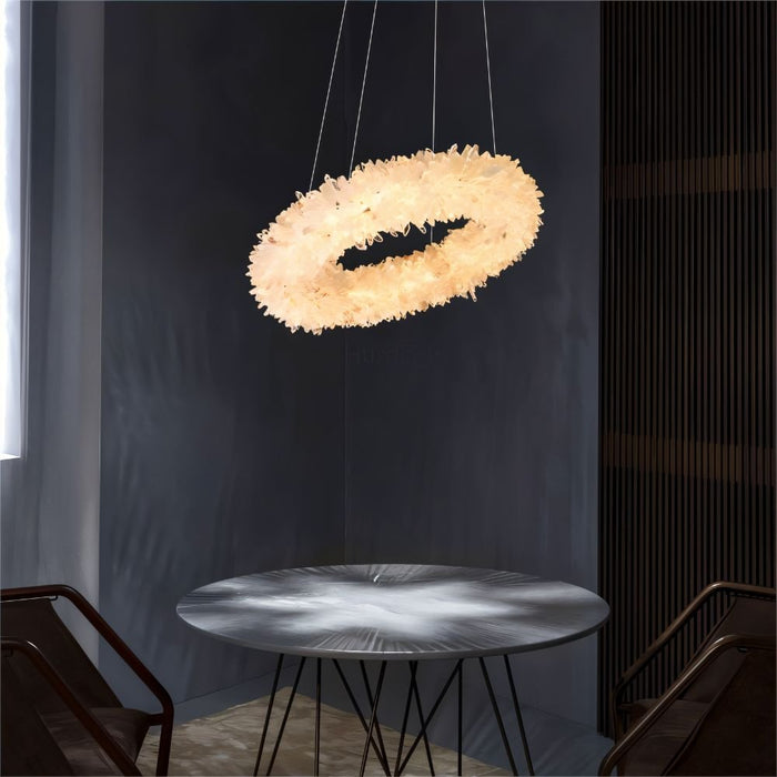 Surya Tilted Round Chandelier - Contemporary Lighting