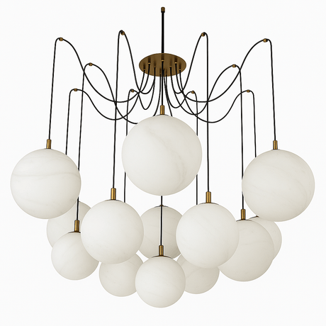Svara Alabaster Chandelier - Residence Supply