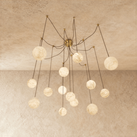 Svara Alabaster Chandelier - Residence Supply