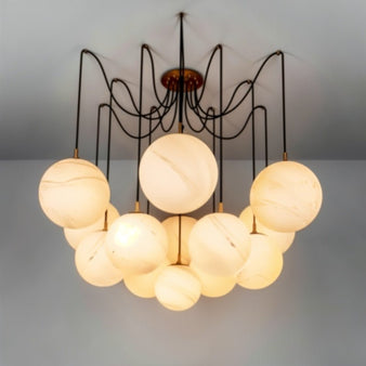 Svara Alabaster Chandelier - Modern Lighting