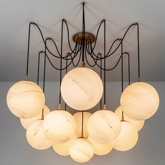 Svara Alabaster Chandelier - Residence Supply