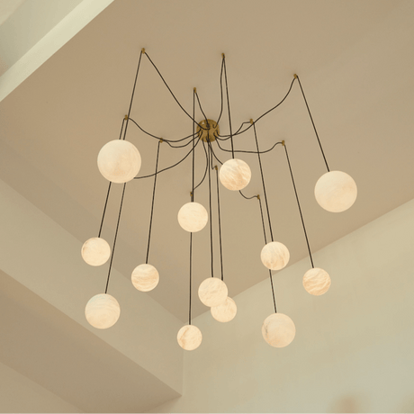Svara Alabaster Chandelier - Residence Supply