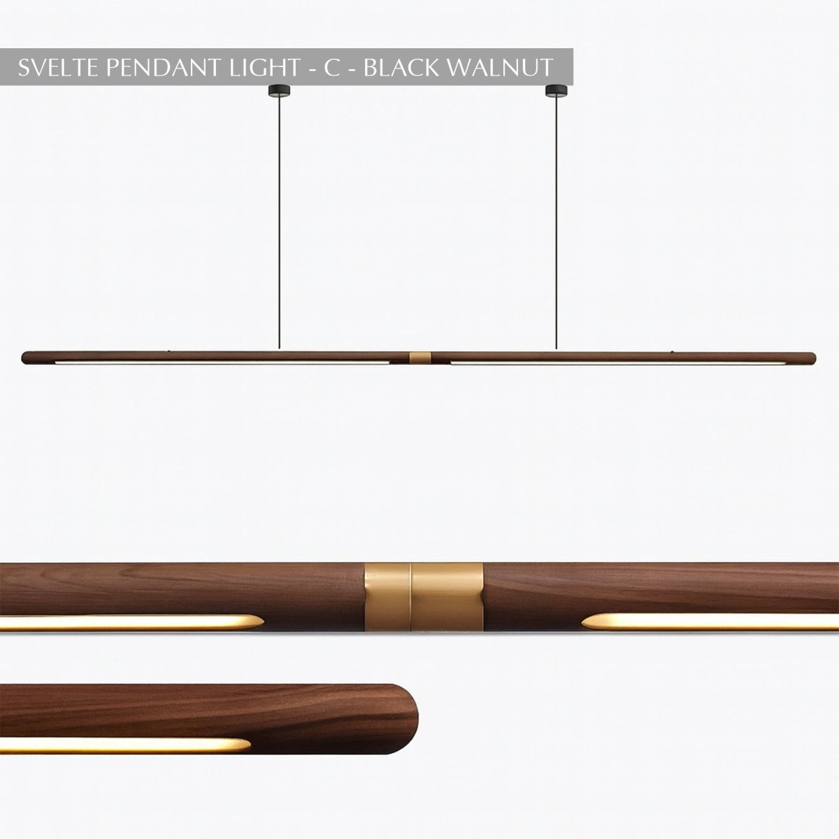 Svelte Pendant Light – Elegant Wood & Soft Diffused Lighting