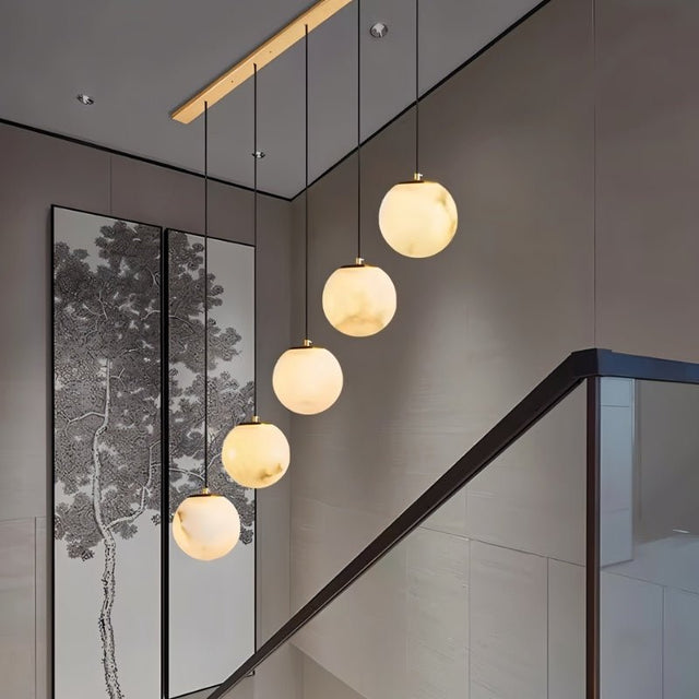 Tama Alabaster Chandelier Light - Residence Supply