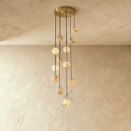 Tama Alabaster Chandelier Light - Residence Supply
