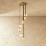 Tama Alabaster Chandelier Light - Residence Supply