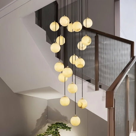 Tama Alabaster Chandelier Light - Residence Supply
