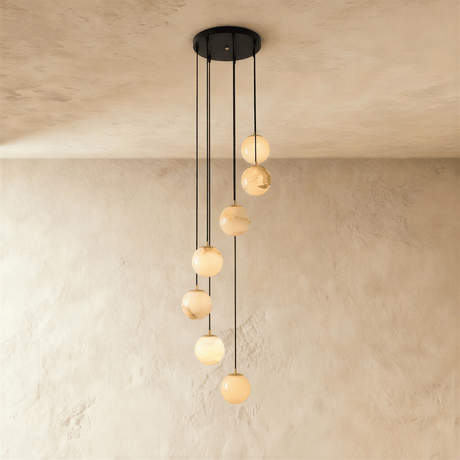 Tama Alabaster Chandelier Light - Residence Supply