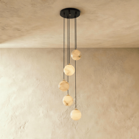 Tama Alabaster Chandelier Light - Residence Supply
