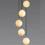 Tama Alabaster Chandelier Light