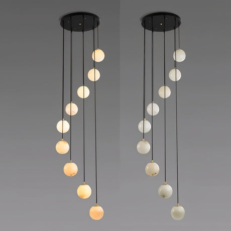 Tama Alabaster Chandelier Light