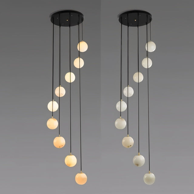 Tama Alabaster Chandelier Light