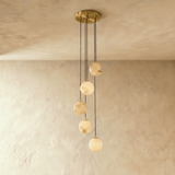 Tama Alabaster Chandelier Light - Residence Supply
