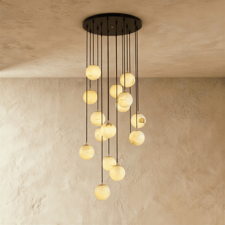 Tama Alabaster Chandelier Light - Residence Supply