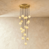Tama Alabaster Chandelier Light - Residence Supply