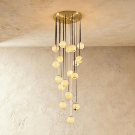Tama Alabaster Chandelier Light - Residence Supply
