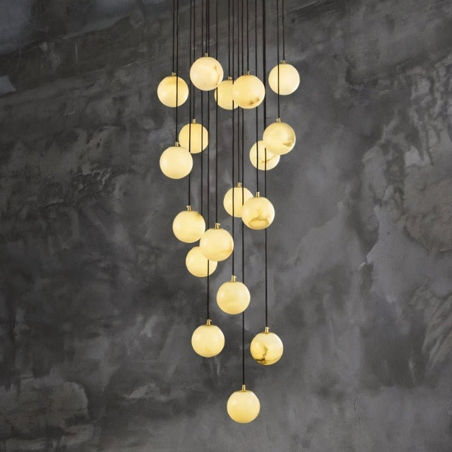 Tama Alabaster Chandelier Light - Residence Supply