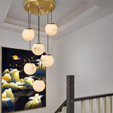 Tama Alabaster Chandelier Light - Residence Supply
