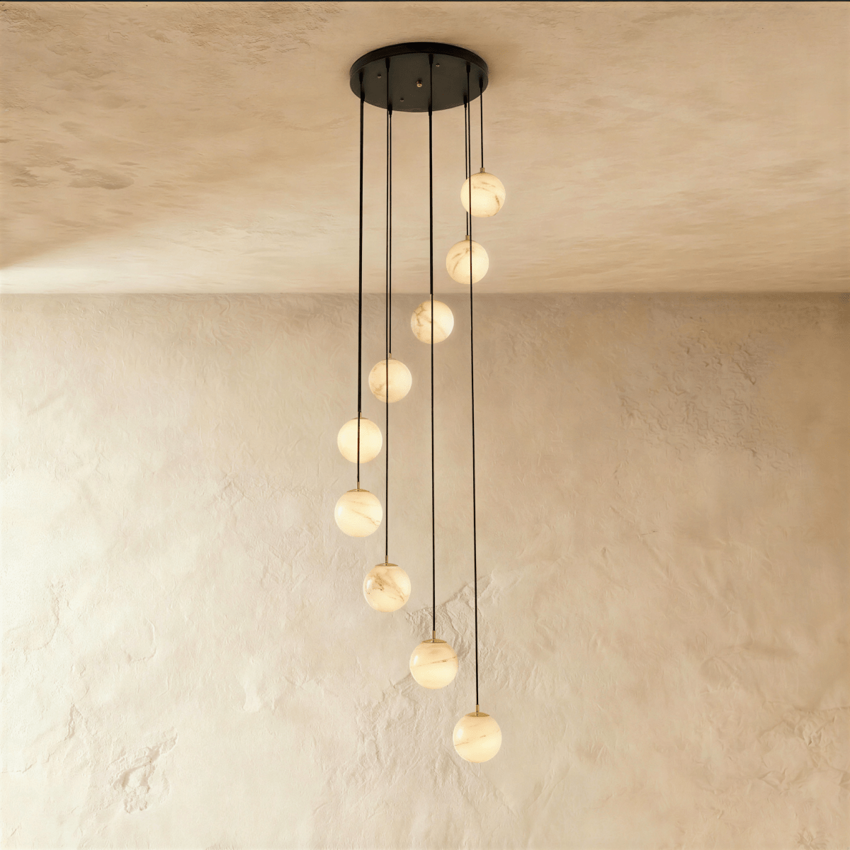Tama Alabaster Chandelier Light - Residence Supply