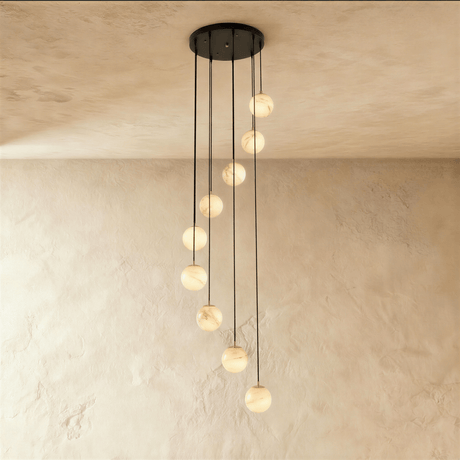 Tama Alabaster Chandelier Light - Residence Supply
