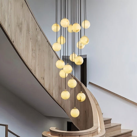 Tama Alabaster Chandelier Light - Residence Supply