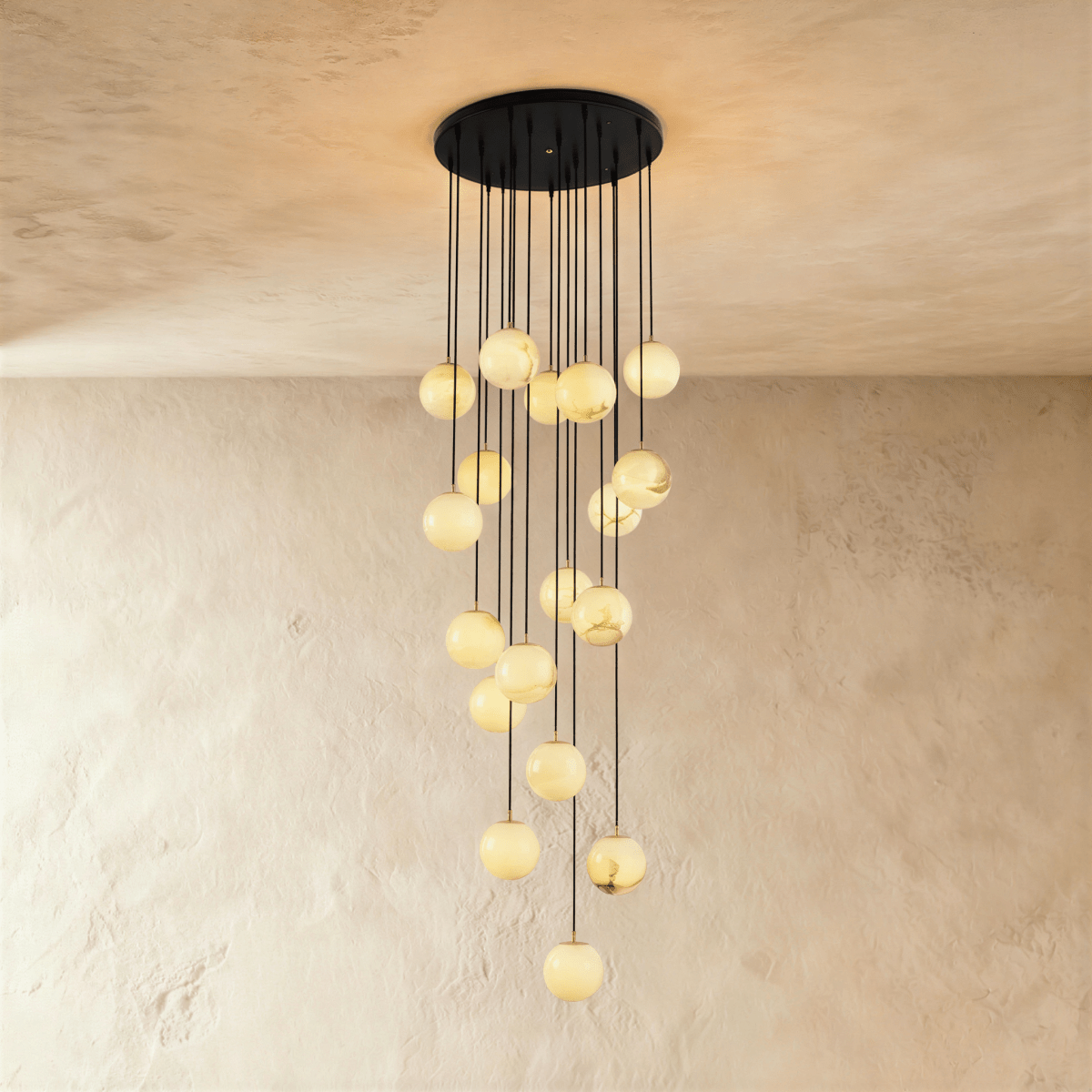 Tama Alabaster Chandelier Light - Residence Supply