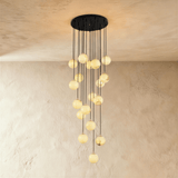 Tama Alabaster Chandelier Light - Residence Supply