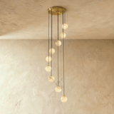 Tama Alabaster Chandelier Light - Residence Supply