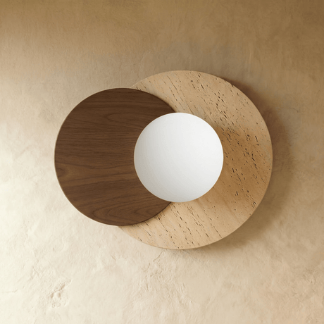 Teus Travertine Wall Lamp - Residence Supply
