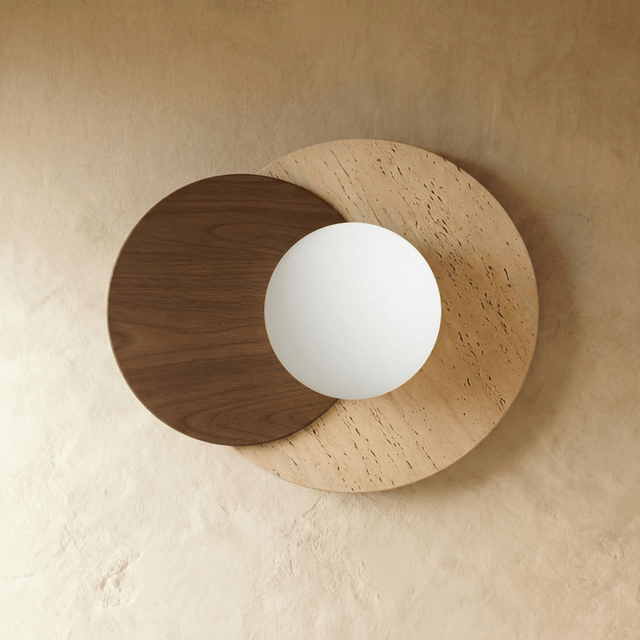 Teus Travertine Wall Lamp - Residence Supply
