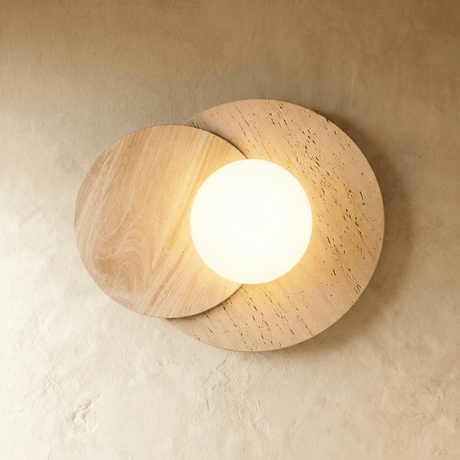Teus Travertine Wall Lamp - Residence Supply