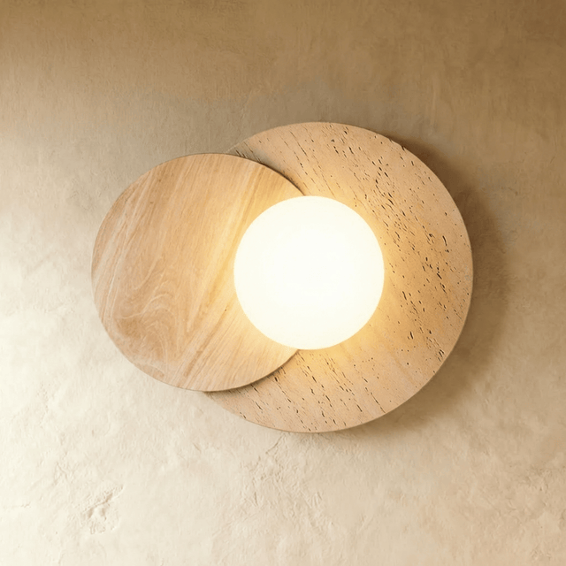 Teus Travertine Wall Lamp - Residence Supply