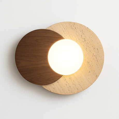 Teus Travertine Wall Lamp - Residence Supply