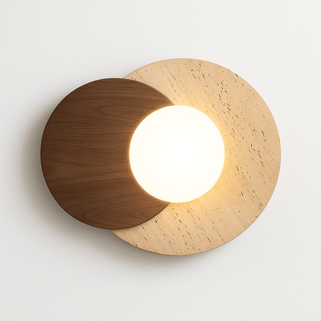 Teus Travertine Wall Lamp - Residence Supply
